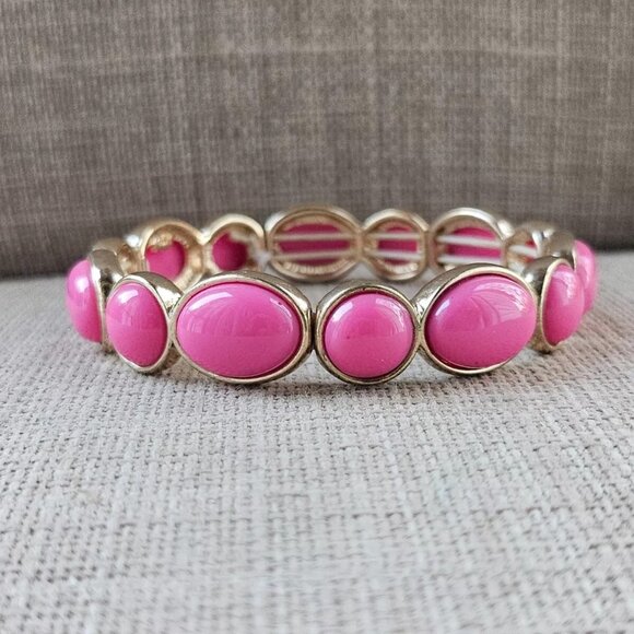 Jewelry - Women Bracelet Pink/Gold Fashion Jewelry Wrist Band Adjustable